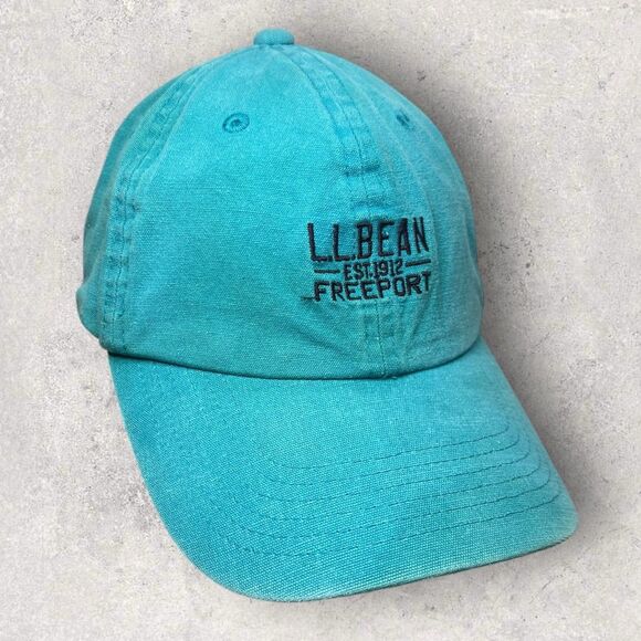 L.L. Bean Embroidered Weathered Distressed Classic Strapback Cap Unisex - Picture 1 of 6